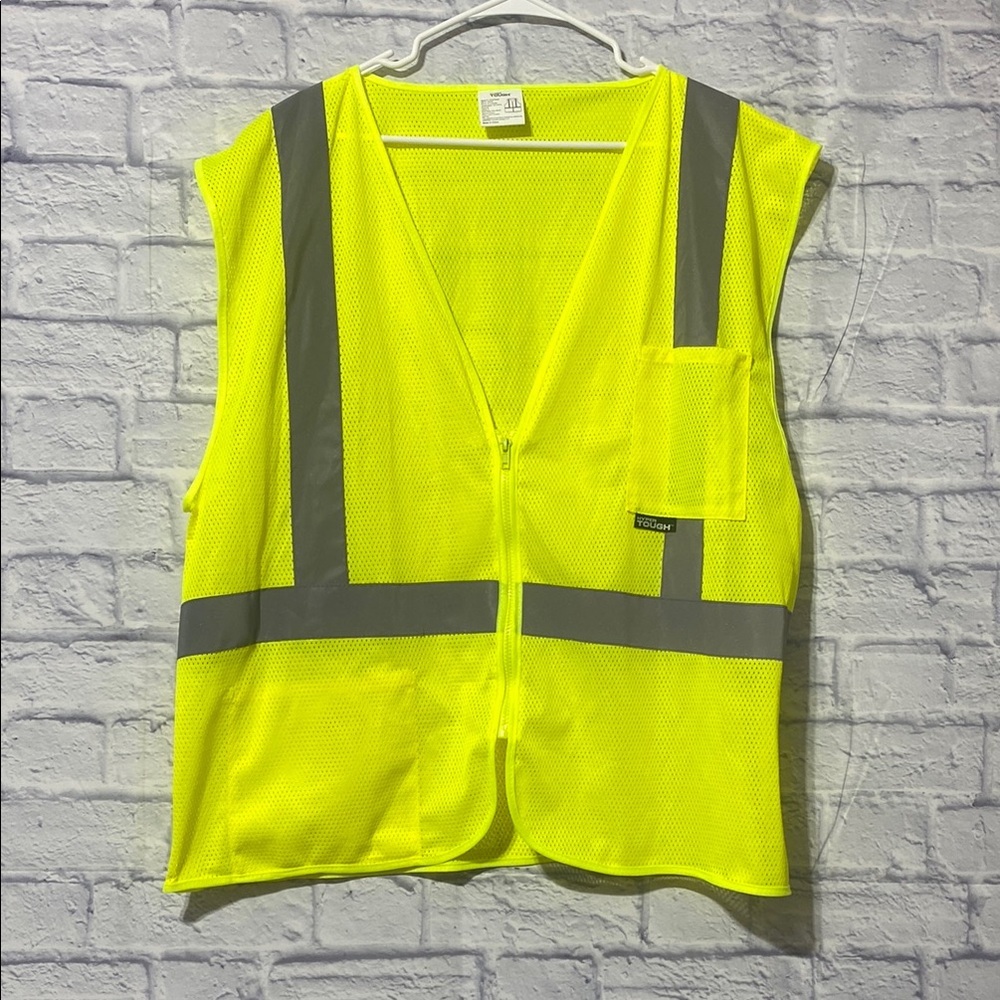 Hyper Tough Neon Yellow Safety Vest